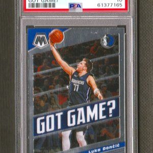 Luka Doncic 2019 Panini Mosaic Got Game? #11 PSA 10